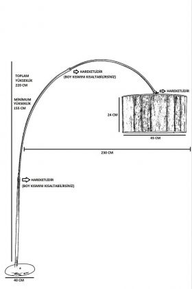 Lampadar, Luin, 534LUN4258, Metal, Crem