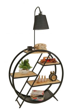 Lampadar, Luin, 534LUN4158, Metal, Negru