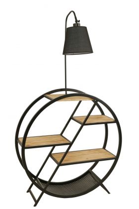 Lampadar, Luin, 534LUN4158, Metal, Negru