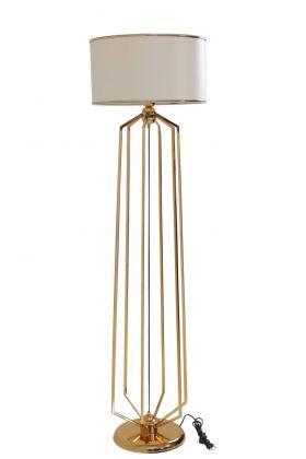 Lampadar, Stala, 846STL3596, Metal, Auriu