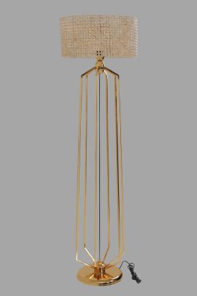 Lampadar, Stala, 846STL3594, Metal, Auriu