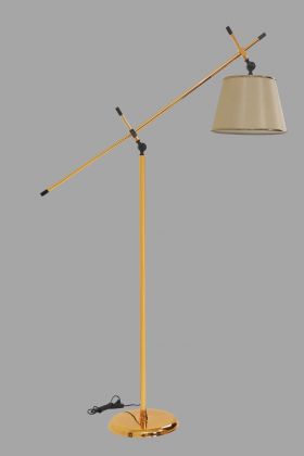 Lampadar, Stala, 846STL3524, Metal, Auriu