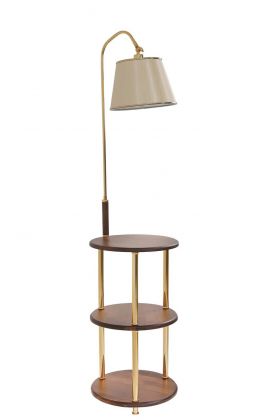 Lampadar, Stala, 846STL3507, Metal, Aur / Nuc