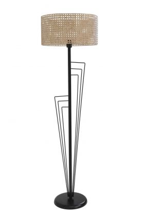 Lampadar, Stala, 846STL3549, Metal, Negru