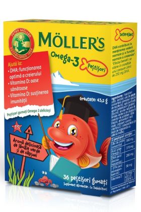 MOLLERS OMEGA 3 CAPSUNI 36PESTISORI