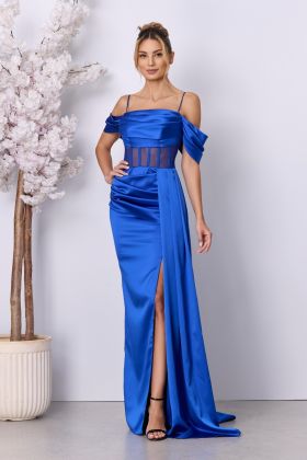 Rochie de ocazie Khalinda Albastra