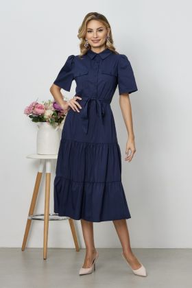 Rochie Phoebe Bleumarin