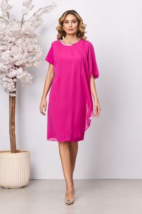 Rochie eleganta Noemia Ciclam