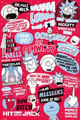 Poster - Rick and Morty Quotes | GB Eye