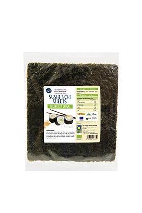 Alge nori pt sushi (Porphyra umbilicalis) raw eco-bio 30g - 10 folii Algamar