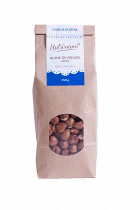 Alune de padure crude, 250g - Nutrissimo
