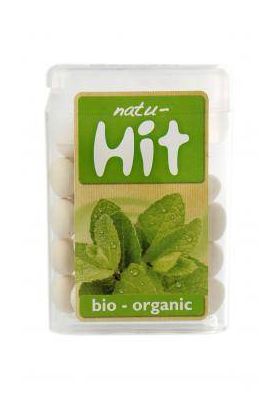 Drajeuri cu menta soft, eco-bio, 11g - Natu Hit