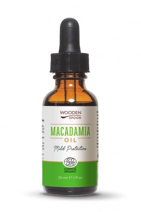 Ulei de Macadamia, eco-bio, 30 ml, Wooden Spoon