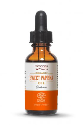 Ulei de Paprika dulce, eco-bio, 30 ml, Wooden Spoon