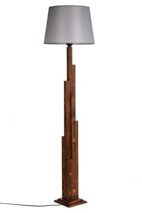 Lampadar, Luin, 8301-5, E27, 60 W, lemn/textil