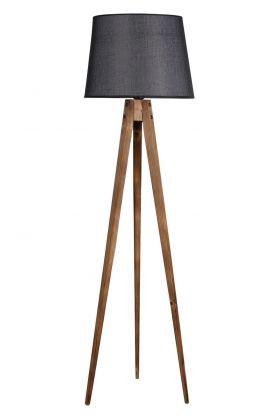 Lampadar, Luin, 8285-5, E27, 60 W, lemn/textil