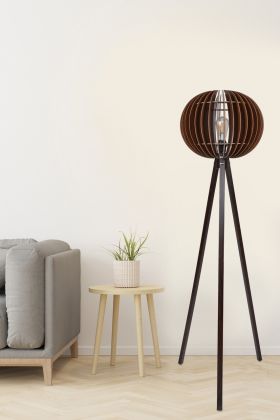 Lampadar, 193, FullHouse, 36 x 145 cm, 1 x E27, 60W, maro