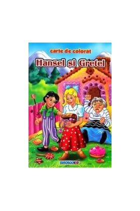 Hansel si Gretel B5 - Carte de colorat