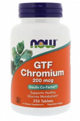 Now GTF Chromium 200 mcg 250 tab