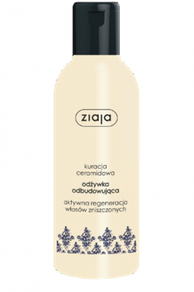 Balsam cu ceramide, fara clatire pentru par fragil si deteriorat, 200ml - Ziaja