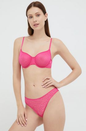 Dkny tanga culoarea roz