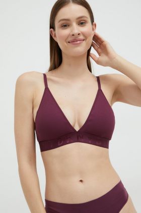 Dkny sutien culoarea portocalie, uni