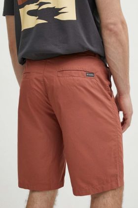 Columbia pantaloni scurti din bumbac barbati, culoarea gri