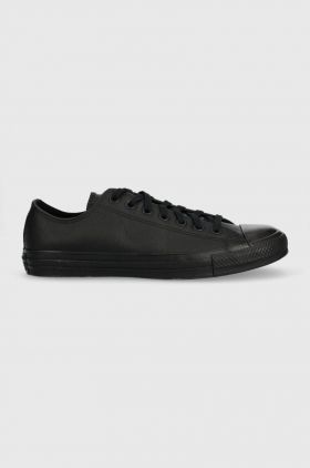 Converse tenisi de piele barbati, culoarea negru