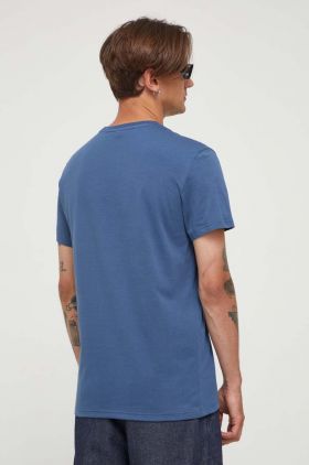 G-Star Raw tricou din bumbac barbati, culoarea verde, neted