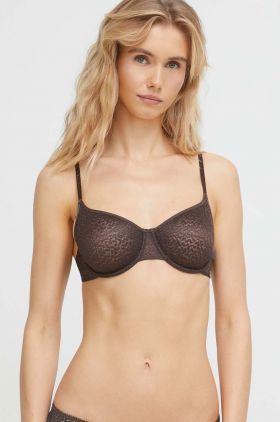 Dkny sutien culoarea roz, dantela, neted