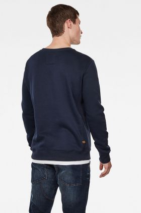 G-Star Raw bluza barbati, culoarea gri, neted