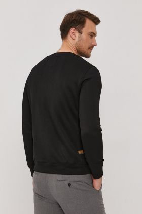 G-Star Raw bluza barbati, culoarea gri, neted