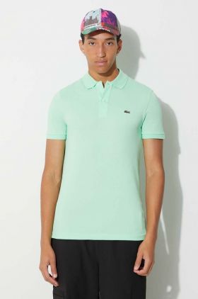 Lacoste polo de bumbac culoarea gri, uni PH4012-001