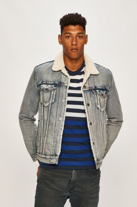 Levi's geacă din denim 16365.0070-MedIndigo