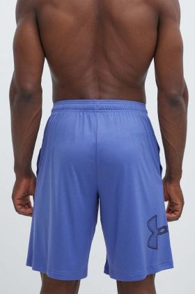 Under Armour pantaloni scurți de antrenament culoarea albastru marin, 1306443