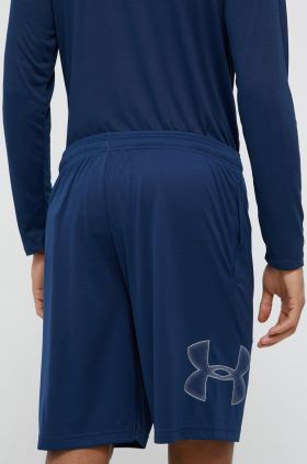 Under Armour pantaloni scurți de antrenament culoarea albastru marin, 1306443