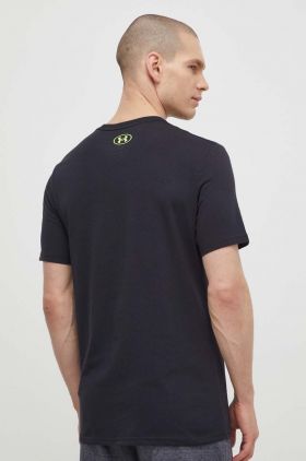 Under Armour tricou barbati, culoarea verde, cu imprimeu 1329581-101