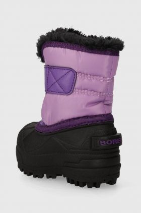 Sorel cizme de iarna copii SPORTY STREET culoarea violet