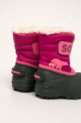 Sorel cizme de iarna copii SPORTY STREET culoarea violet