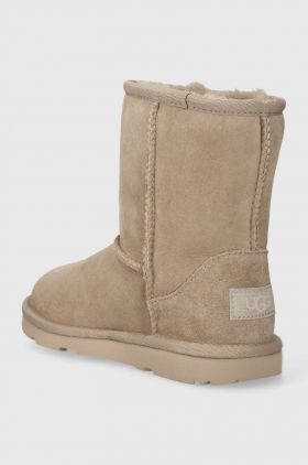 UGG cizme de zapada din piele intoarsa Classic II culoarea bej