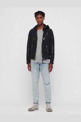 AllSaints - Geaca de piele Harwood Jacket