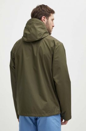 Helly Hansen geaca barbati, culoarea verde, de tranzitie