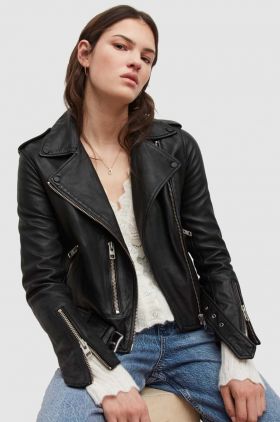 AllSaints - Geaca de piele Balfern Biker