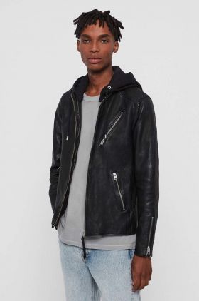 AllSaints - Geaca de piele Harwood Jacket