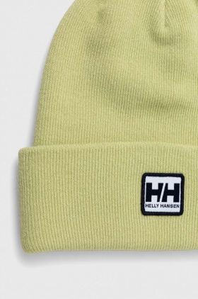 Helly Hansen caciula culoarea albastru marin, din tricot gros