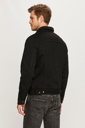 Levi's geacă din denim 16365.0100-Blacks