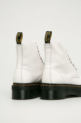 Dr. Martens cizme de piele Sinclair 26261100-WHITE
