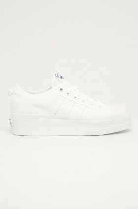 adidas Originals sneakers Nizza Platform culoarea alb FV5322