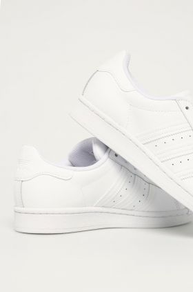 adidas Originals sneakers copii Superstar J culoarea alb EF5399