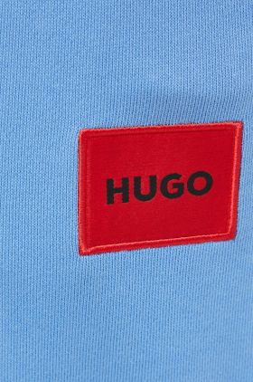 HUGO pantaloni femei, culoarea roz, uni 50455983